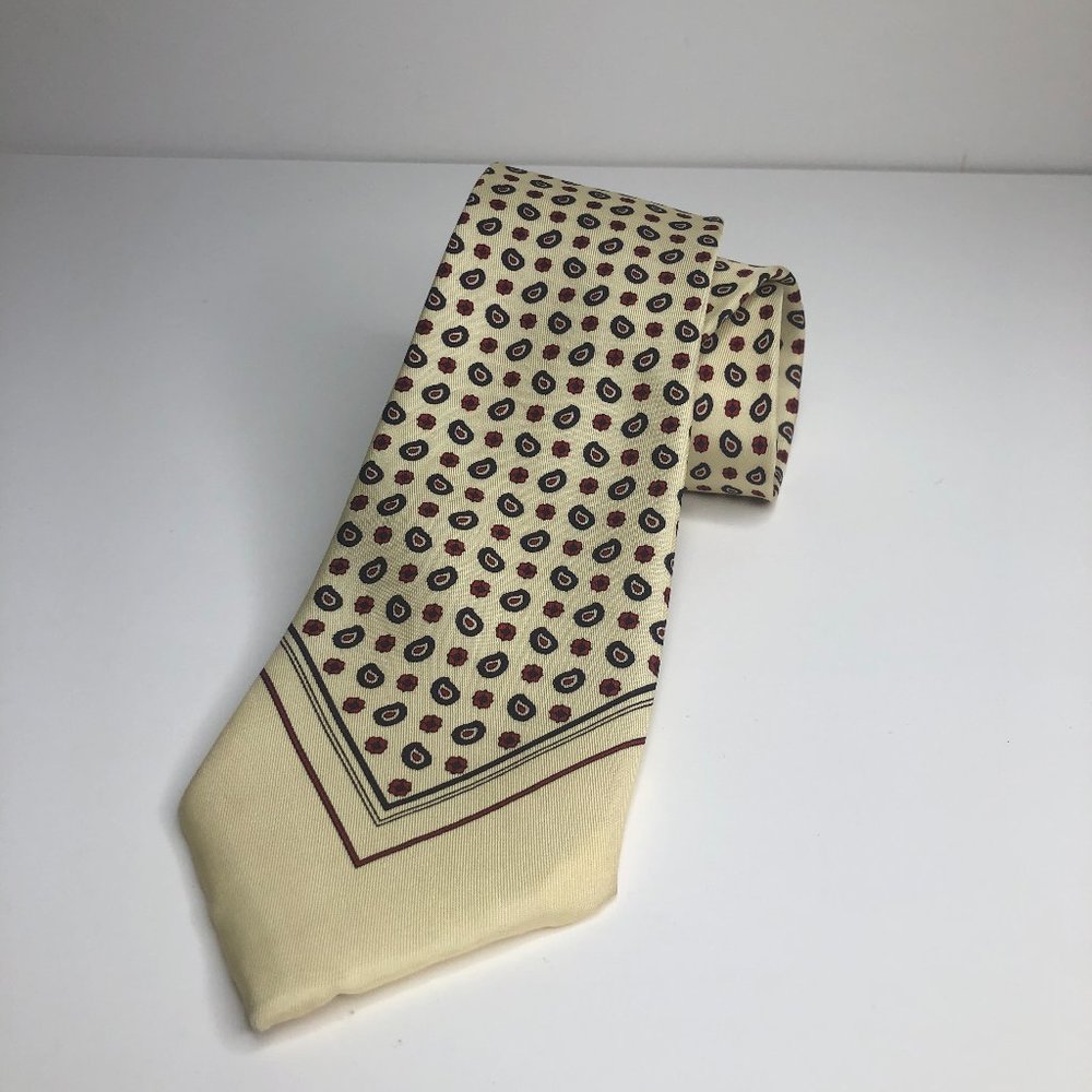 7th Ave Tan Floral Tie